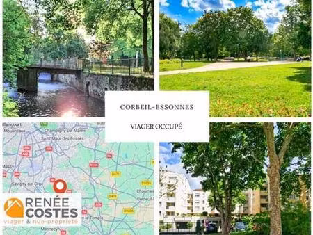 viager occupé - f92 ans - corbeil essonnes (91100)
