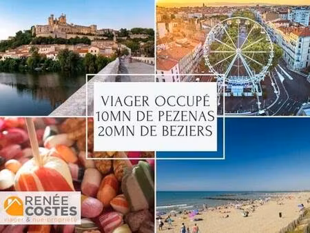 viager occupé - f79 ans - beziers (34500)