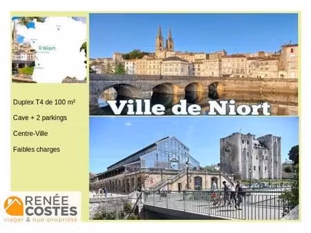 viager libre - h68 ans - niort (79000)