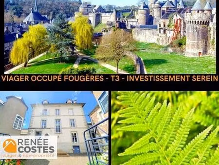 viager occupé - f86 ans - fougeres (35300)