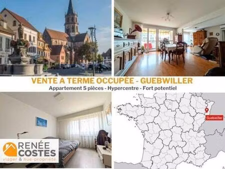 vente à terme occupée sur 120 mois - guebwiller (68500)
