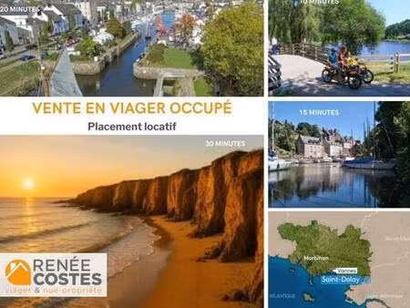 viager occupé - h73 ans - la roche bernard (56130)