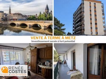 vente à terme occupée sur 96 mois - metz (57050)