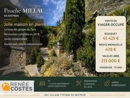 viager occupé - f73 ans - millau (12100)