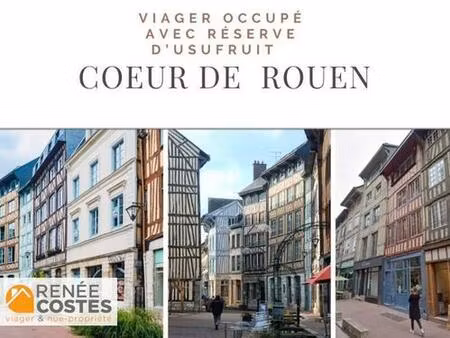 viager occupé - h63 ans - rouen (76000)