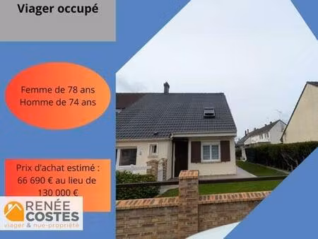 viager occupé - f78-h74 ans - calonne ricouart (62470)