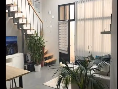 duplex f2 - 40m2 hauteir sous plafond - centre ville de bougival