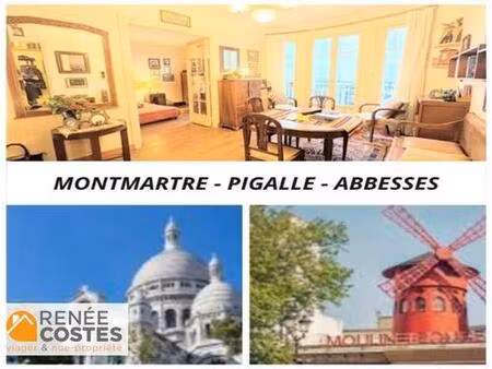 viager occupé - f78-h75 ans - paris (75018)