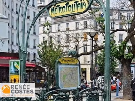 viager libre - h82 ans - paris (75020)