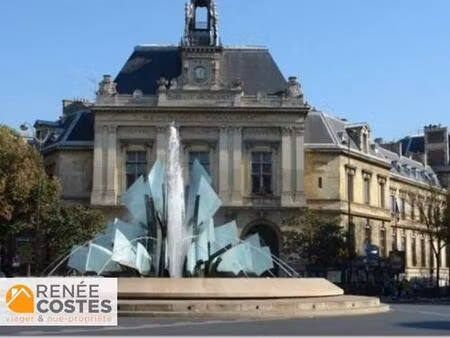 viager occupé - h81 ans - paris (75020)