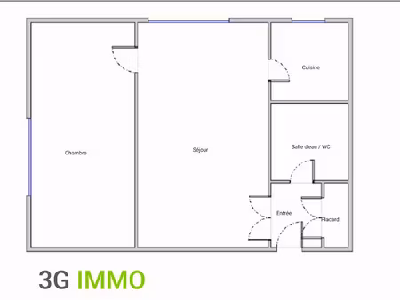 vente appartement 2 pièces 39.31 m² à auxerre (89000)  68 500 €