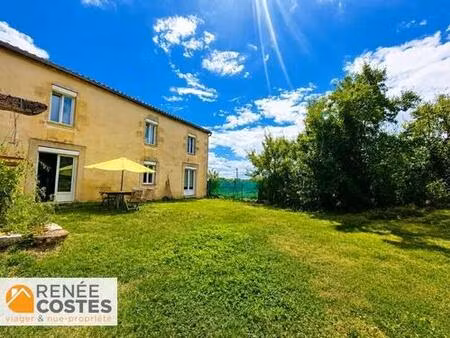 vente en nue propriété - h62 ans - la reole (33190)