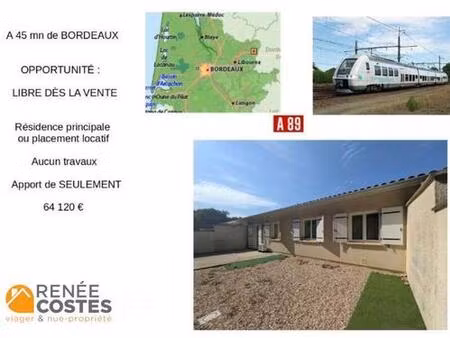 vente à terme libre sur 144 mois - libourne (33500)