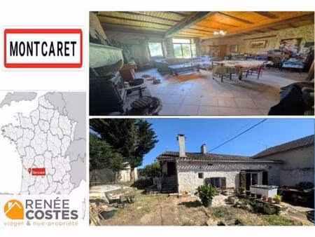 vente en nue propriété - h58 ans - st emilion (33330)