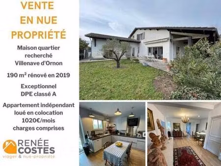 vente en nue propriété - f85 ans - bordeaux (33000)