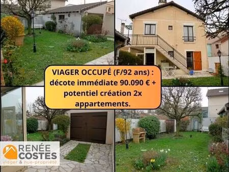 viager occupé - f92 ans - champigny sur marne (94500)
