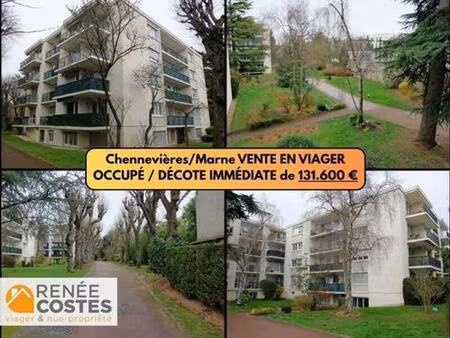 viager occupé - f83 ans - chennevieres sur marne (94430)