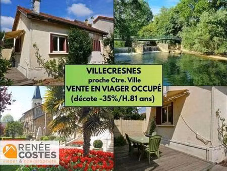 viager occupé - h80 ans - villecresnes (94440)