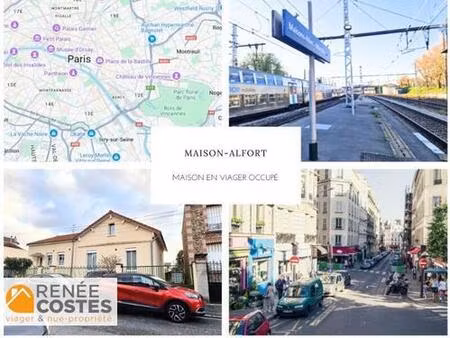 viager occupé - f73-h76 ans - maisons alfort (94700)