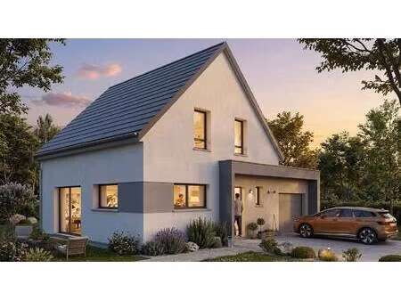 terrain avec maison neuve à vendre