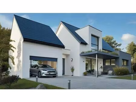 terrain avec maison neuve à vendre