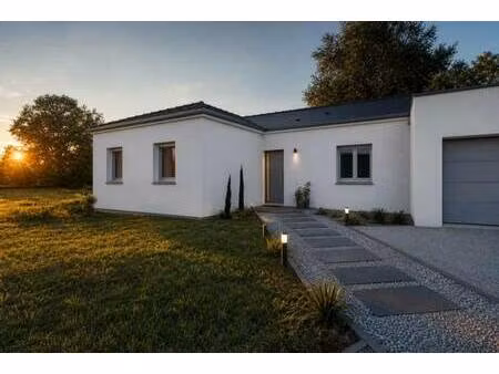 terrain avec maison neuve à vendre