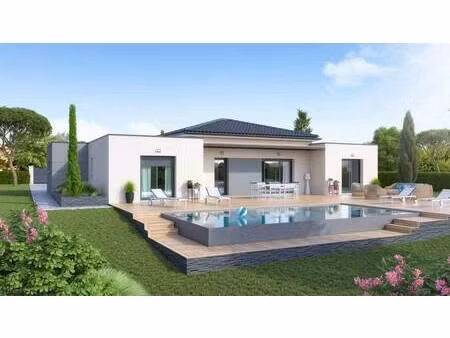 terrain avec maison neuve à vendre