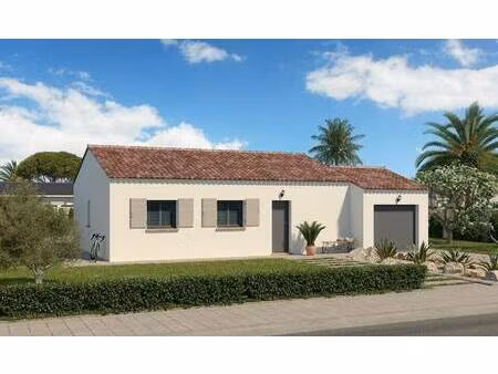 terrain avec maison neuve à vendre