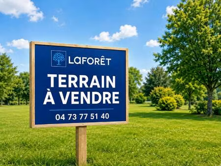 terrain constructible viabilisé à vendre