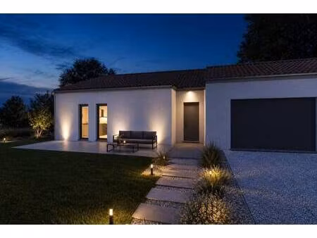 terrain avec maison neuve à vendre