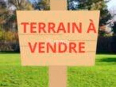 terrain constructible à vendre