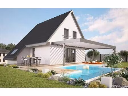 terrain avec maison neuve à vendre