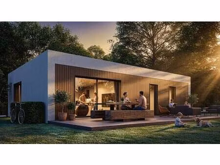 terrain avec maison neuve à vendre