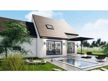 terrain avec maison neuve à vendre
