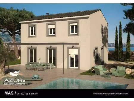 terrain avec maison neuve à vendre