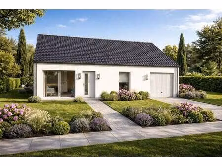 terrain avec maison neuve à vendre