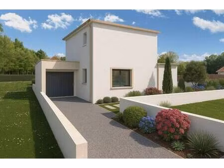 terrain avec maison neuve à vendre