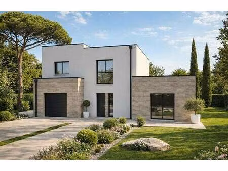 terrain avec maison neuve à vendre