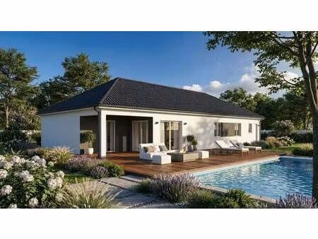 terrain avec maison neuve à vendre