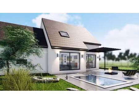 terrain avec maison neuve à vendre