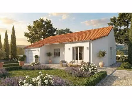 terrain avec maison neuve à vendre
