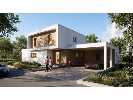 terrain avec maison neuve à vendre