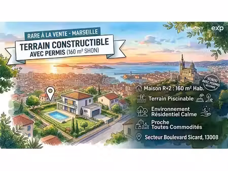 terrain constructible à vendre