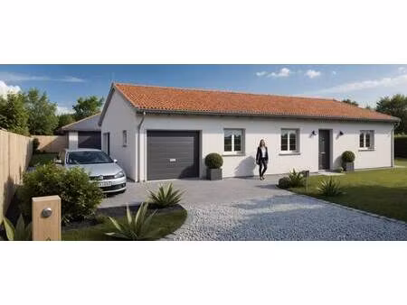 terrain avec maison neuve à vendre