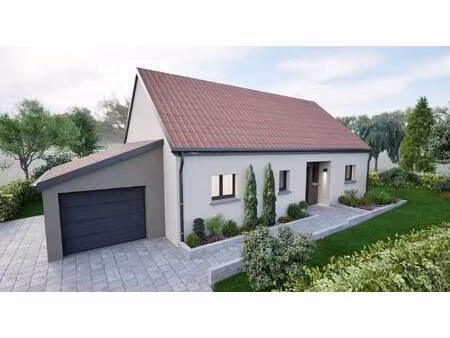 terrain avec maison neuve à vendre