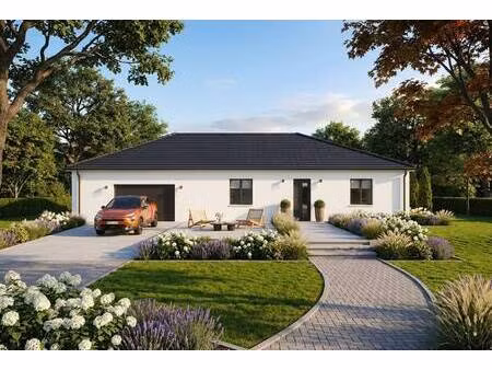 terrain avec maison neuve à vendre