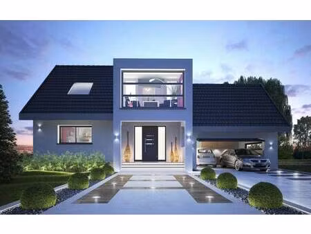 terrain avec maison neuve à vendre