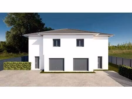 terrain avec maison neuve à vendre