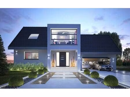 terrain avec maison neuve à vendre