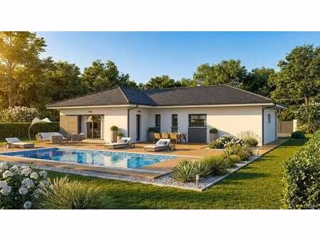 terrain avec maison neuve à vendre